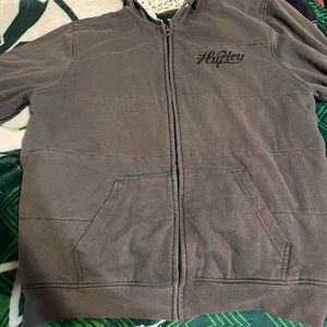 Grey vintage grey Hurley hoodie